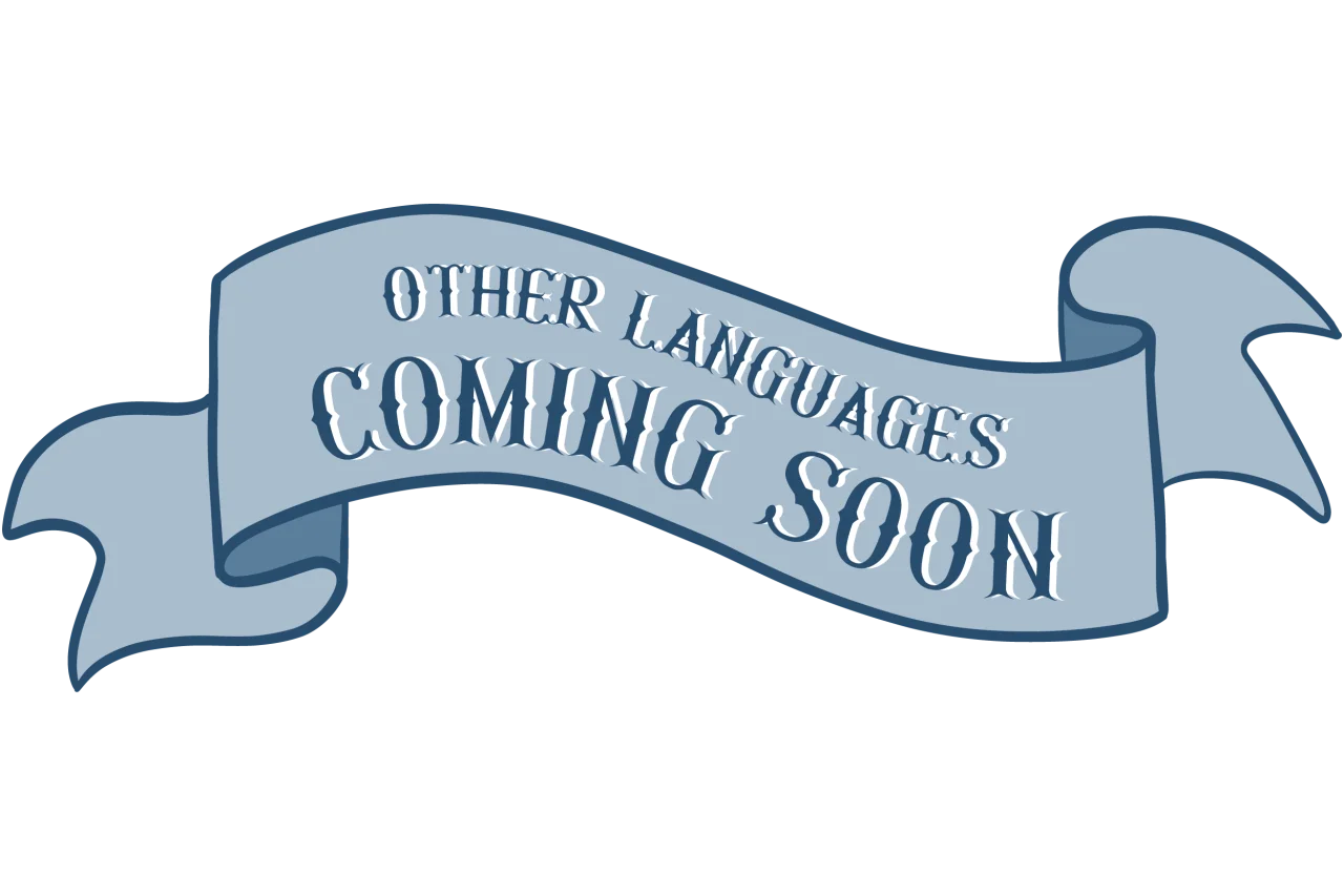 Other languages — coming soon
